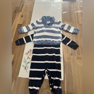Baby boy striped  and sweater 2 pieces